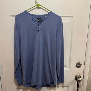 Cuts Men's Long Sleeve Henley in Slate